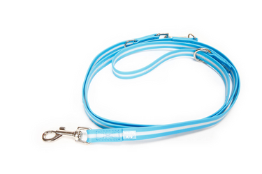 IDC Lumino Adjustable Leash - Aquamarine / Width 1.9 cm & Length 2.2 Meter